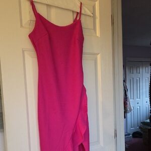 Iris Elegant Pink Sleeveless Dress